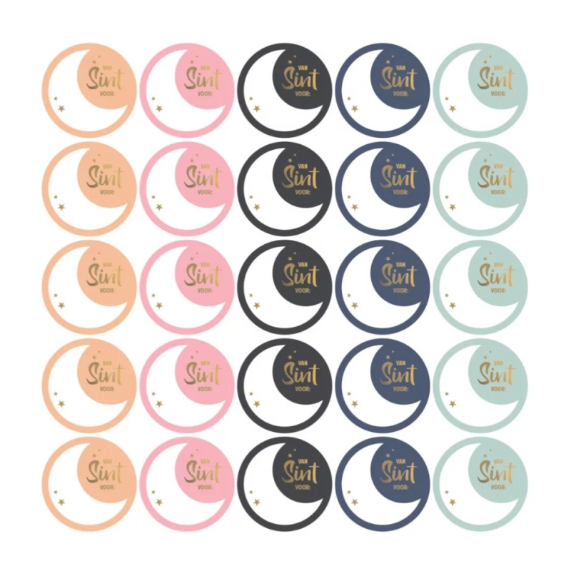 Kadostickers | Assorti van Sinterklaas